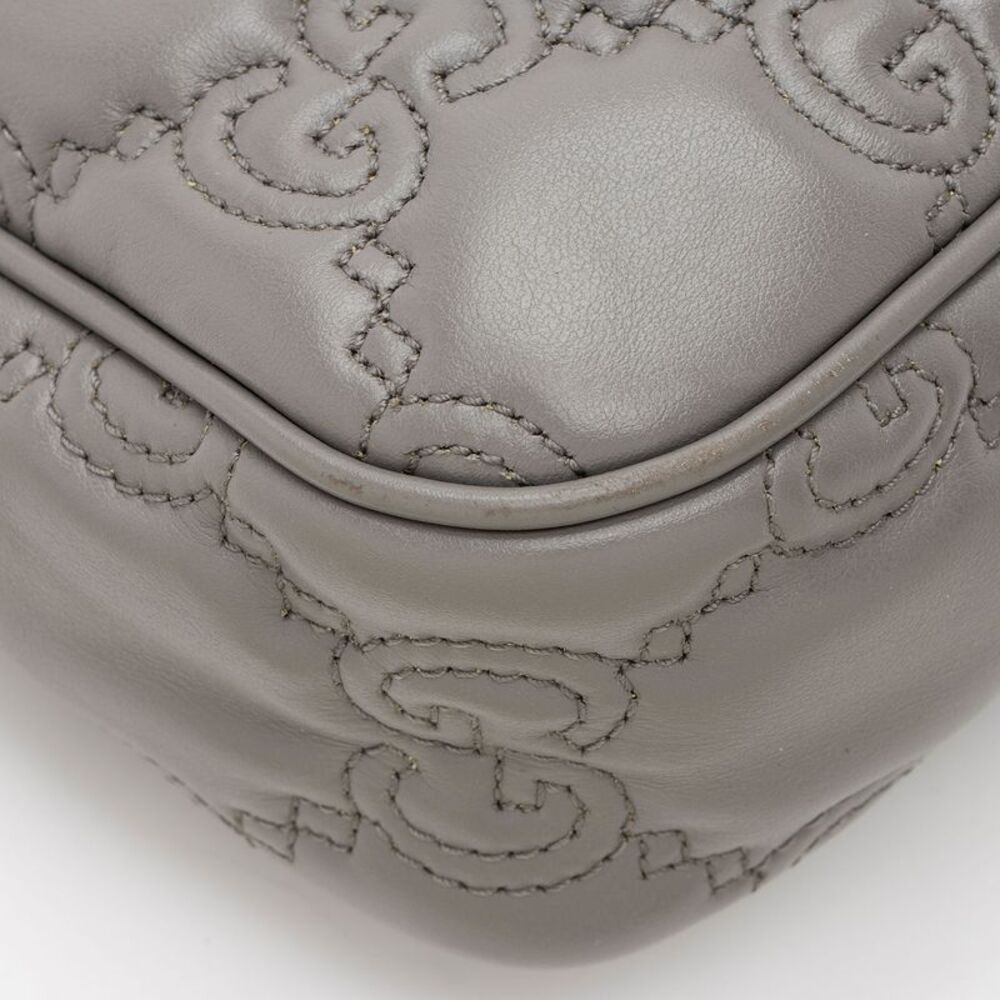 Gucci Jumbo GG Matelasse Leather Chain Small Crossbody - Picture 11 of 13